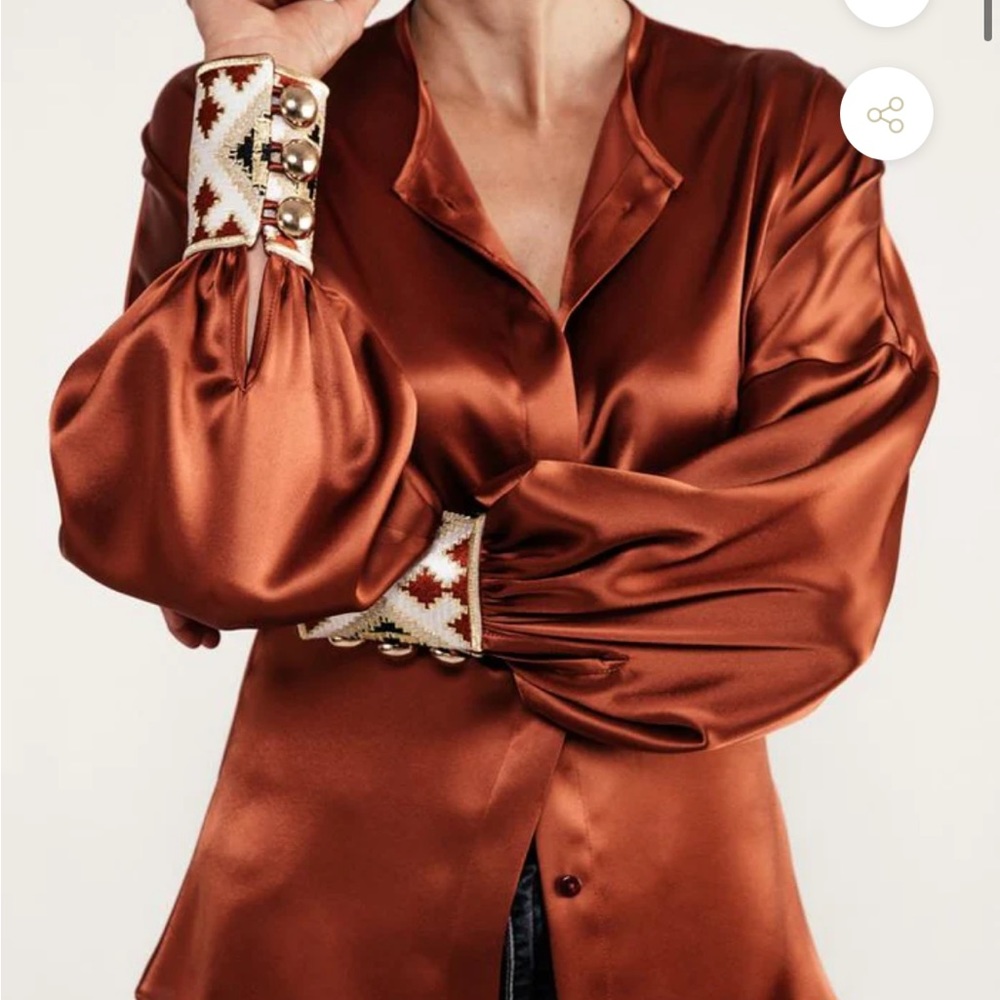 Yar Blouse - Brick